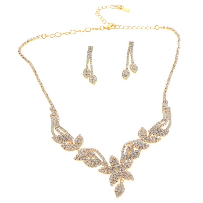 Rhinestone Necklace Set 