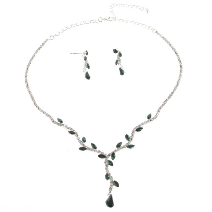 Rhinestone Necklace Set 