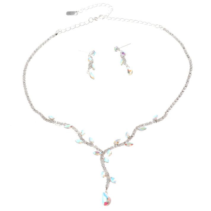Rhinestone Necklace Set 