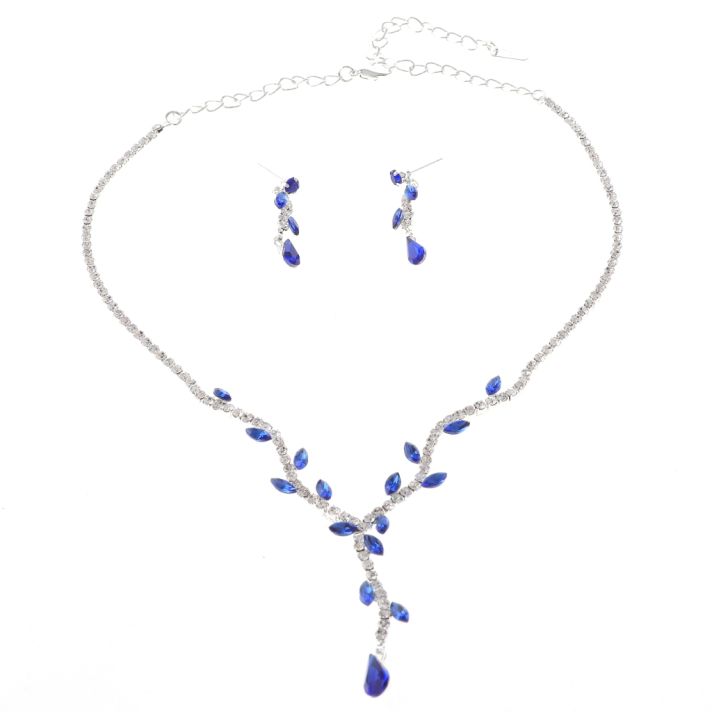 Rhinestone Necklace Set 