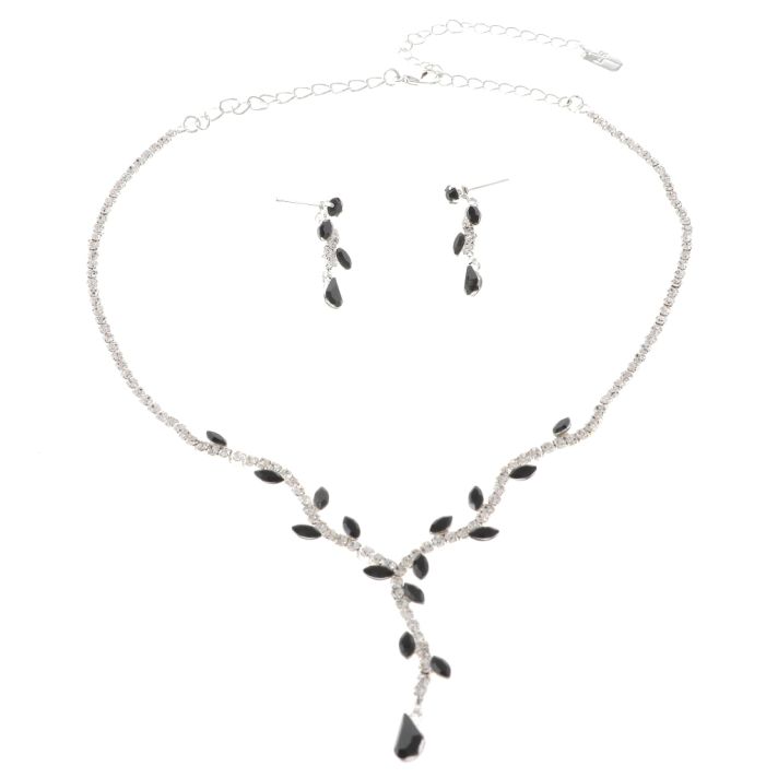 Rhinestone Necklace Set 