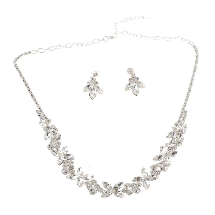 Rhinestone Necklace Set 