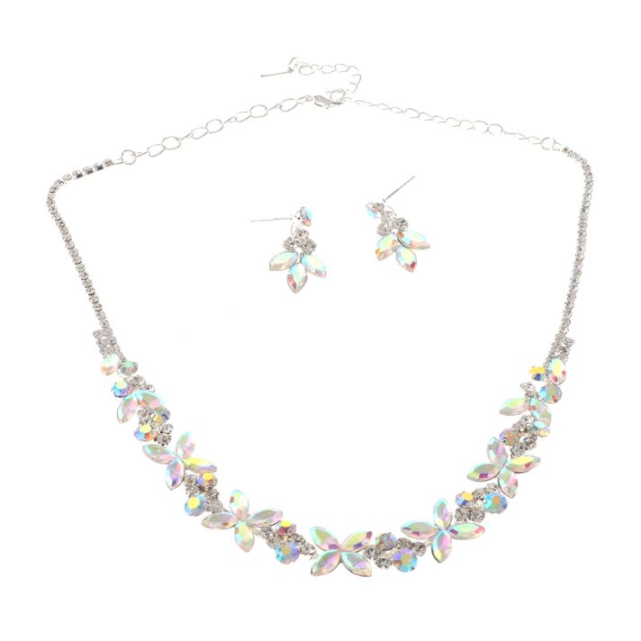 Rhinestone Necklace Set 