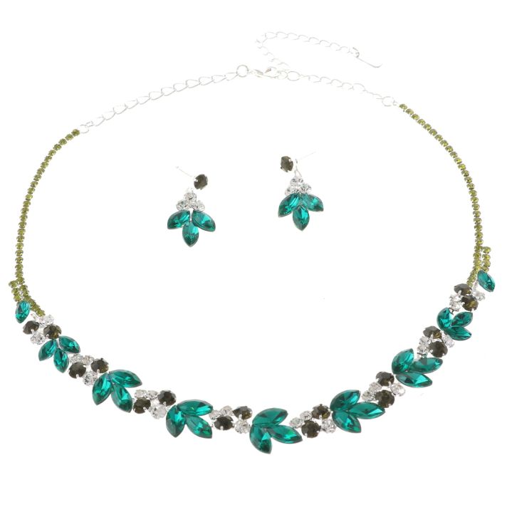 Rhinestone Necklace Set 