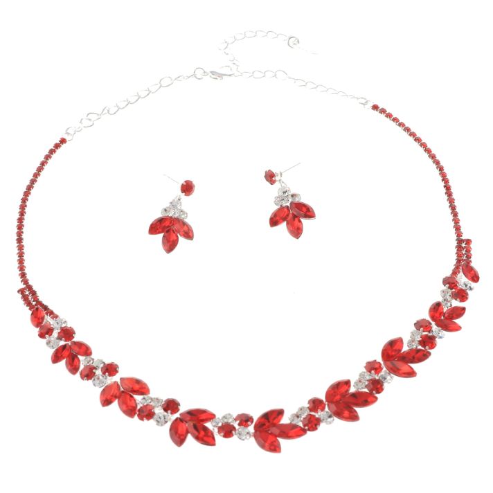 Rhinestone Necklace Set 