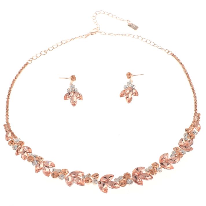 Rhinestone Necklace Set 