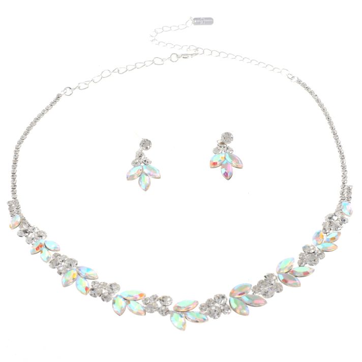Rhinestone Necklace Set 