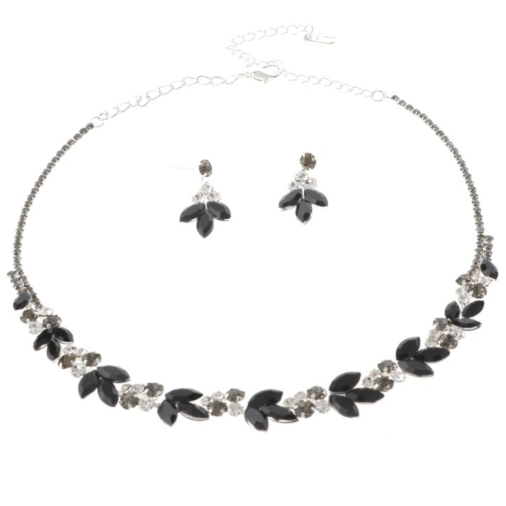 Rhinestone Necklace Set 