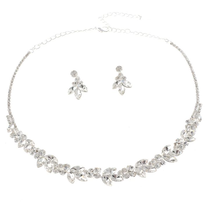 Rhinestone Necklace Set 