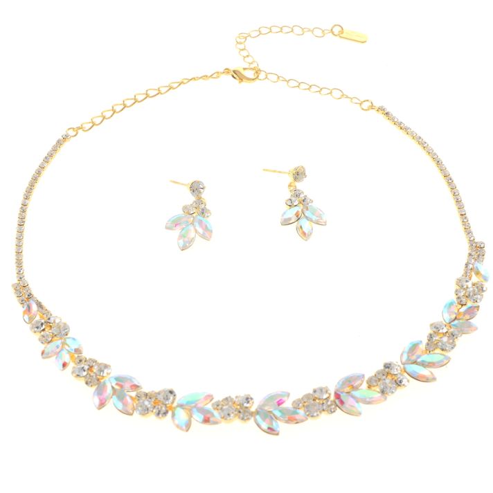 Rhinestone Necklace Set 