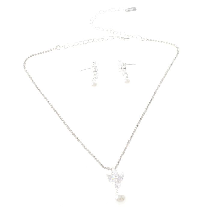 Rhinestone Necklace Set 