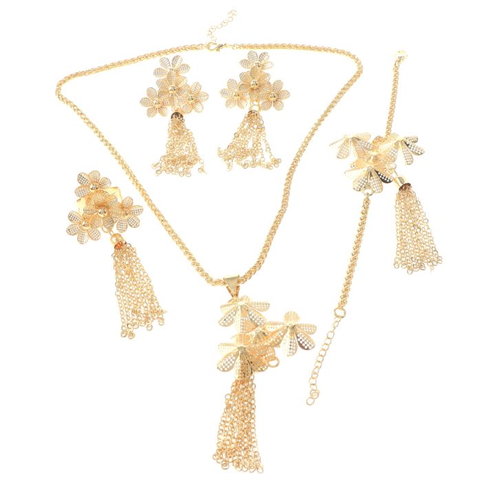 Gold Plated Necklace Set