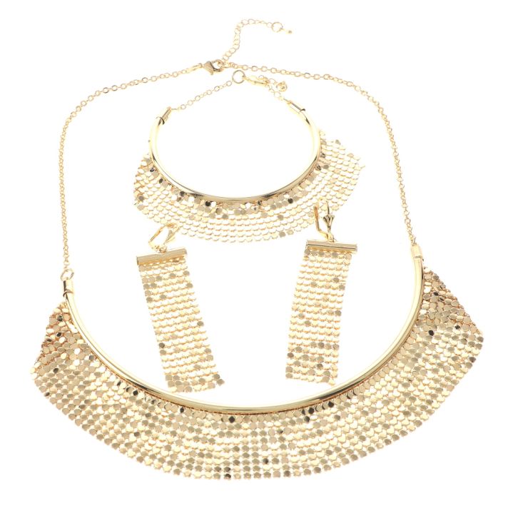 Gold Plated Necklace Set
