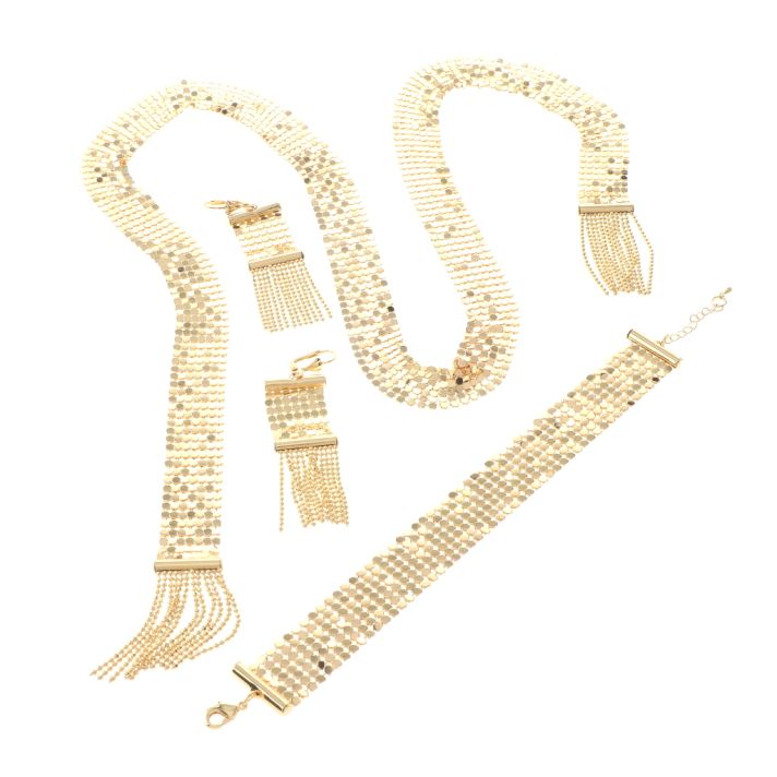 Gold Plated Necklace Set