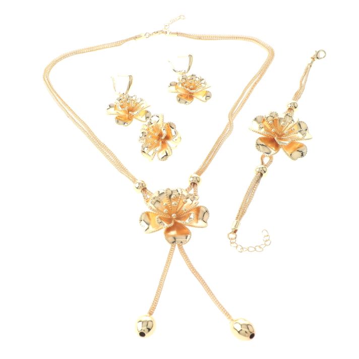 Gold Plated Necklace Set