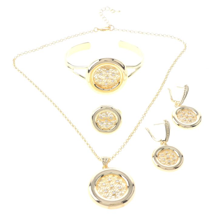 Gold Plated Necklace Set