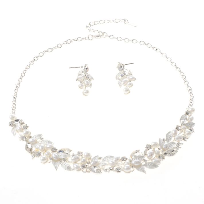 Rhinestone Necklace Set 