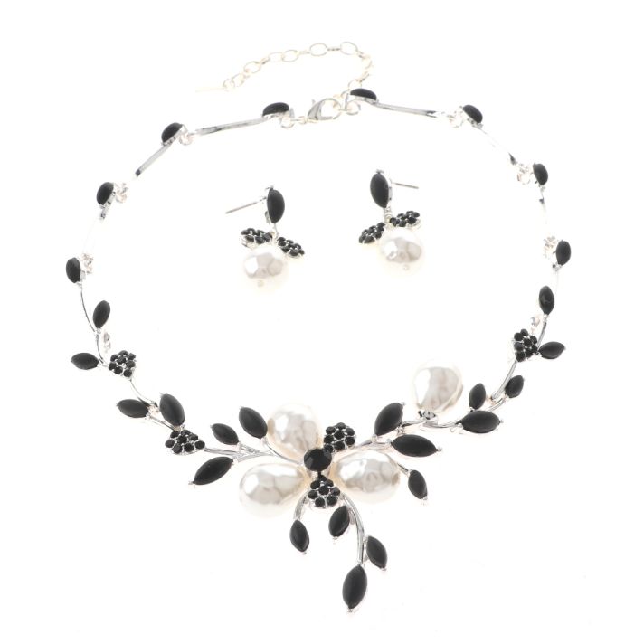 Rhinestone Necklace Set 