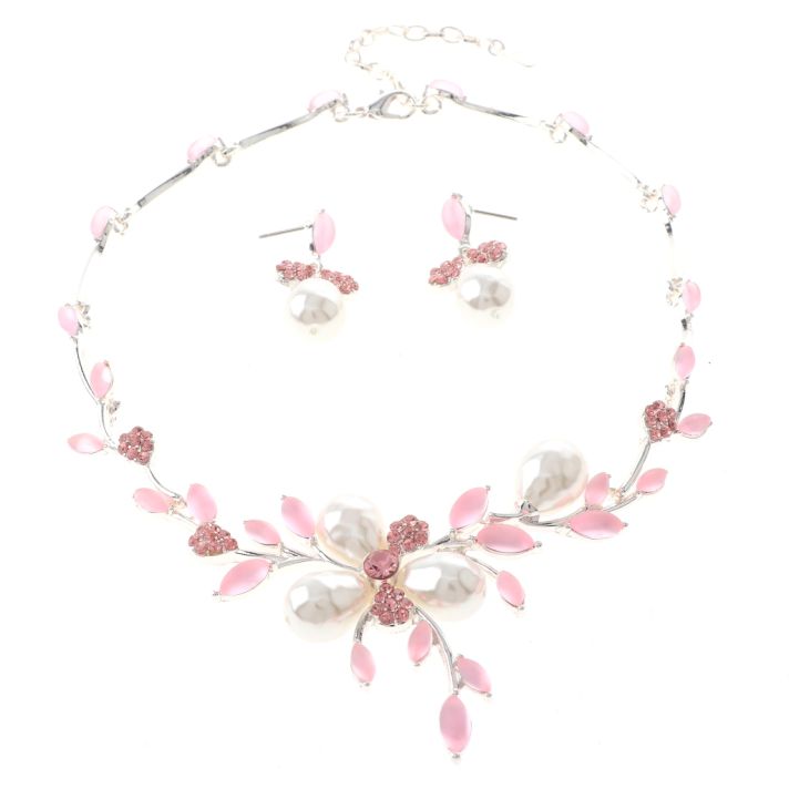 Rhinestone Necklace Set 