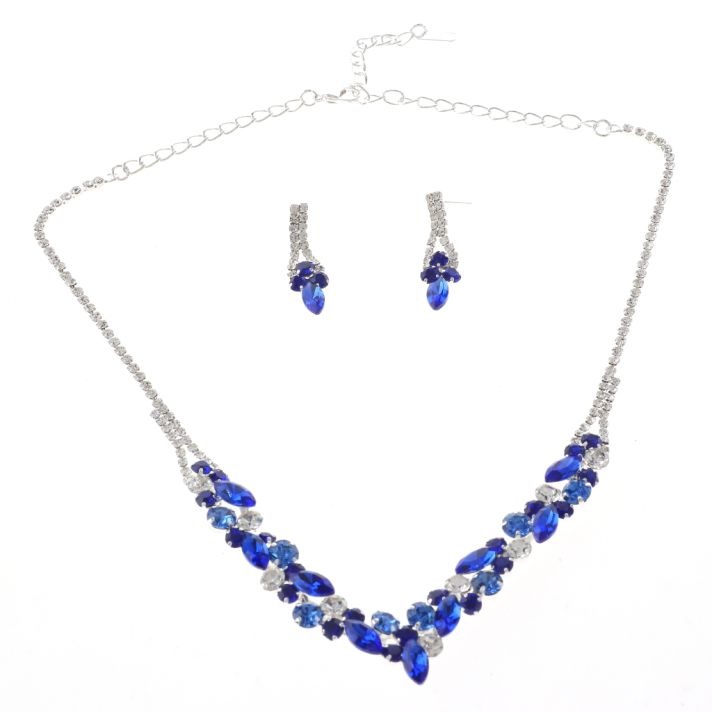 Rhinestone Necklace Set 