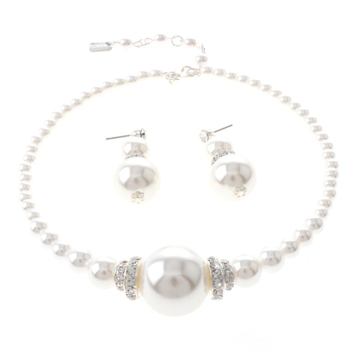 Synthetic Pearl Choker Set 