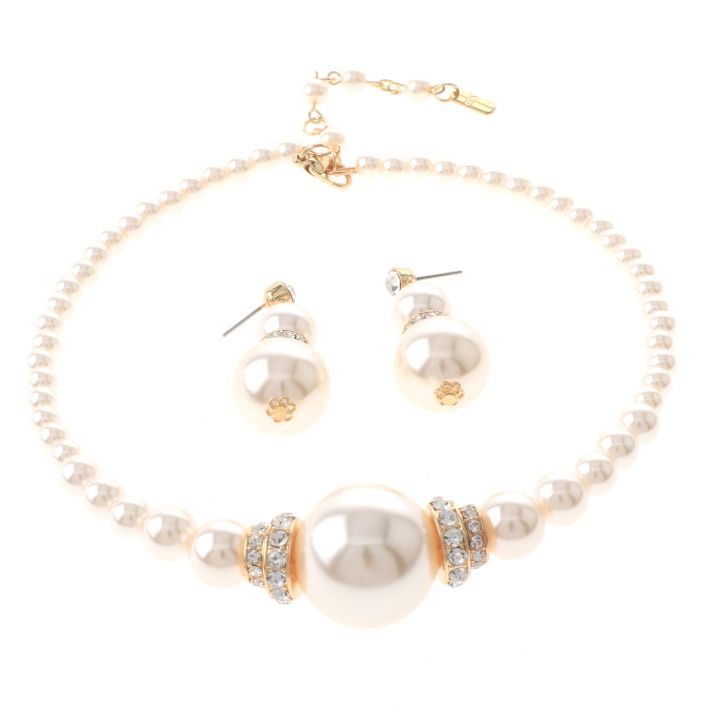 Synthetic Pearl Choker Set 