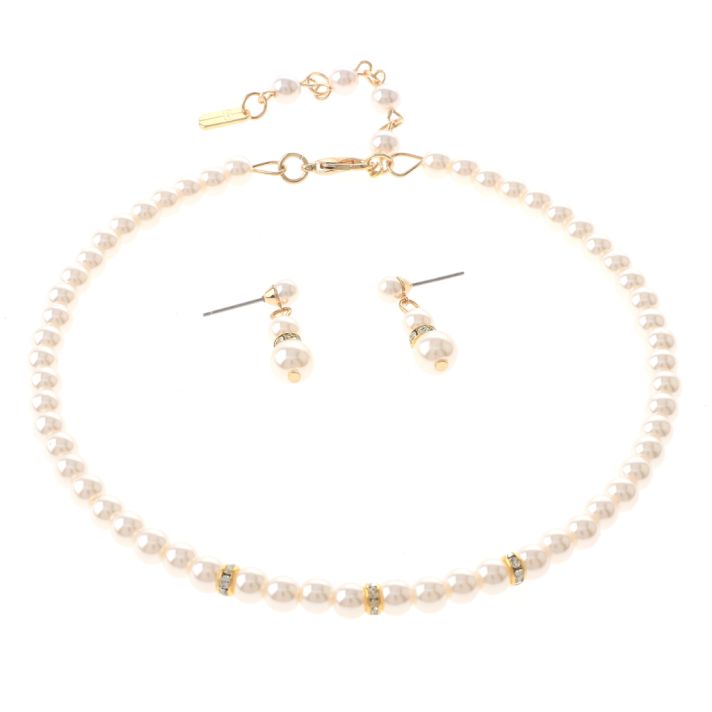 Synthetic Pearl Choker Set 