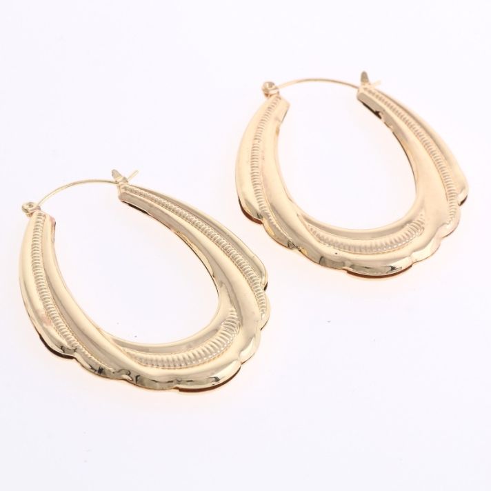 Plated Hoop Earrings