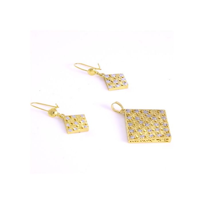 Fashion Gold Plated Pendant Set 