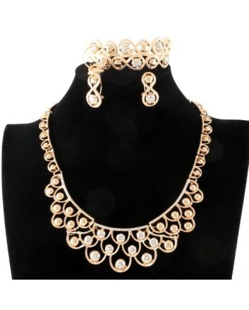 Gold Plated Necklace Set