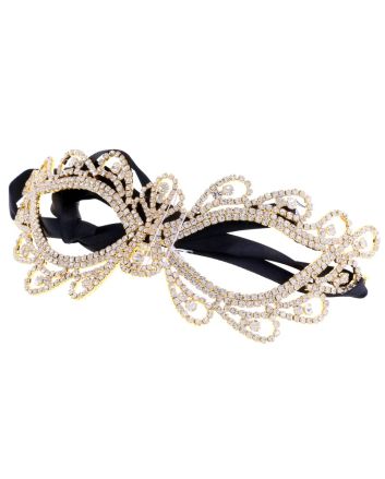 Fashion Rhinestone Evening Mask