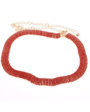 Long Rhinestone Belt