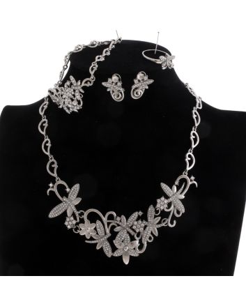 Silver Plated Necklace Set