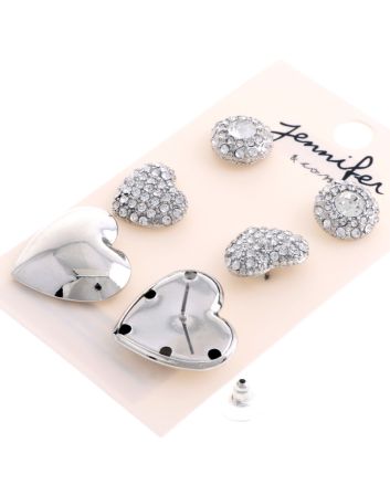 3 Pairs Pack Earrings