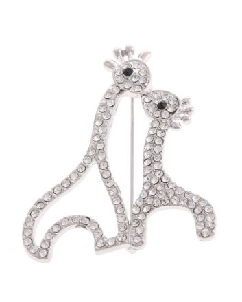 Rhinestone Brooch
