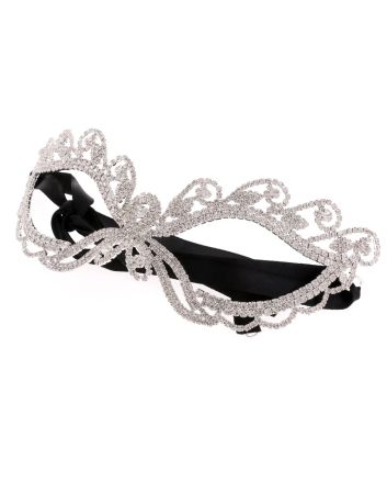 Fashion Rhinestone Evening Mask