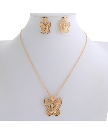 Gold Plated Necklace Set