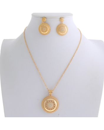 Gold Plated Necklace Set