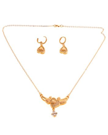 Gold Plated Necklace Set