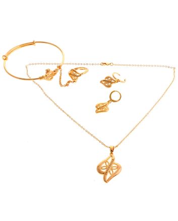 Gold Plated Necklace Set
