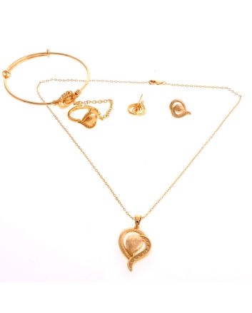 Gold Plated Necklace Set