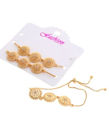 3 Pairs Gold Plated Bracelet