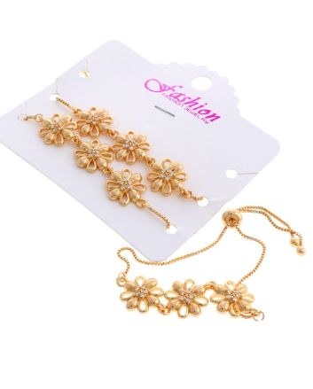 3 Pairs Gold Plated Bracelet