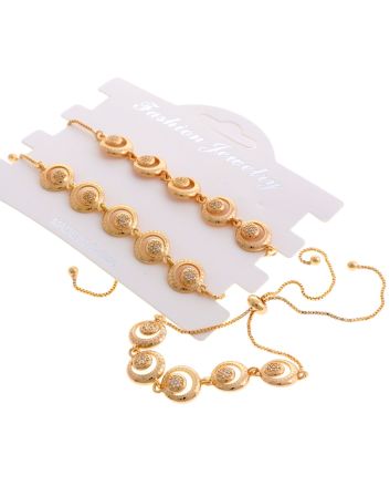 3 Pairs Gold Plated Bracelet