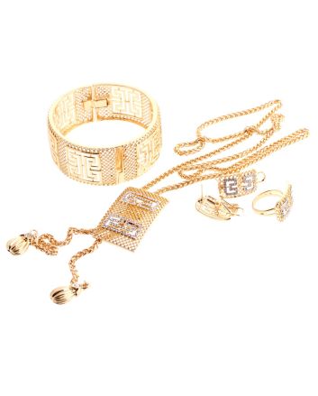 Gold Plated Necklace Set