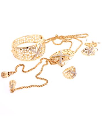 Gold Plated Necklace Set