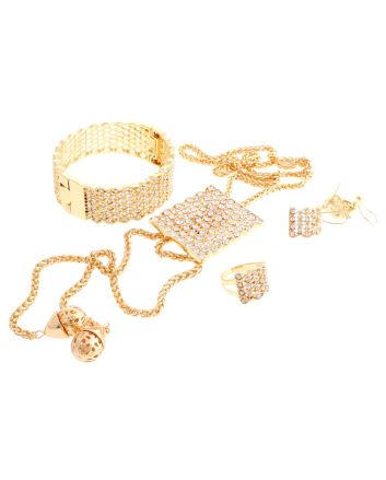 Gold Plated Necklace Set