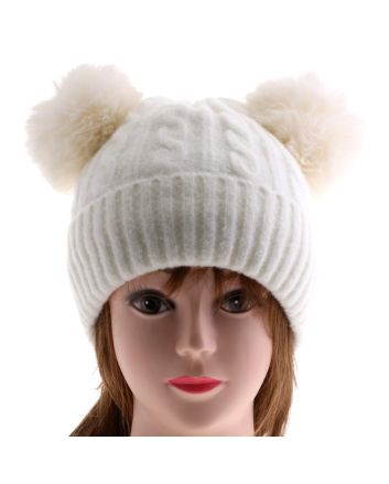 Fashion Knit Beanie Pom Pom Hat