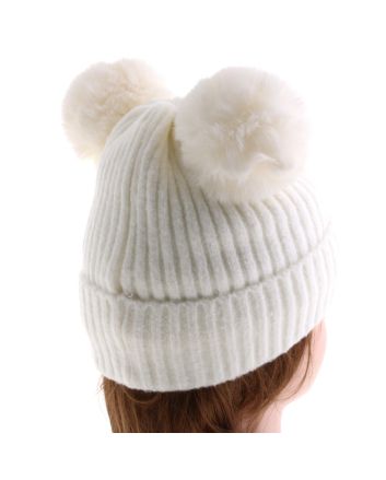 Fashion Knit Beanie Pom Pom Hat