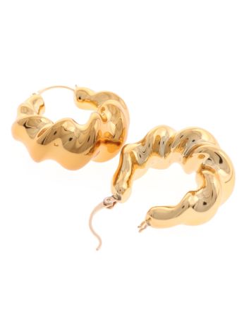 Gold Plated Hoop Earrings